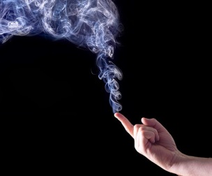 (CC BY 2.0) kev-shine - finger point smoke